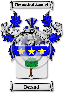 Beraud Family Crest Download (jpg) Legacy Series - 150 DPI