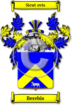 Berebis Family Crest Download (jpg) Legacy Series - 150 DPI