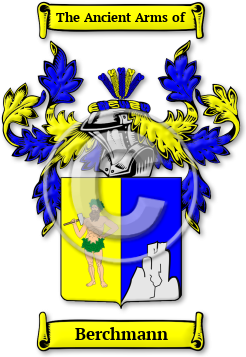 Berchmann Family Crest Download (jpg) Legacy Series - 150 DPI