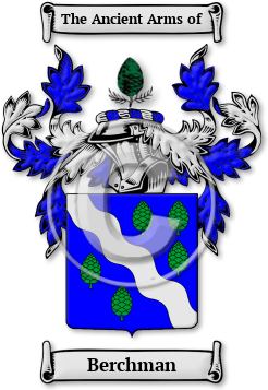 Berchman Family Crest Download (JPG) Legacy Series - 600 DPI