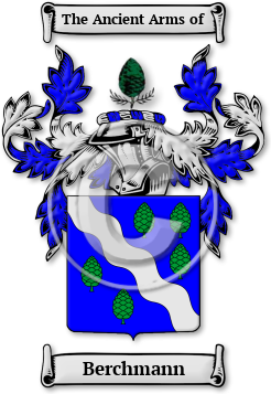 Berchmann Family Crest Download (jpg) Legacy Series - 150 DPI