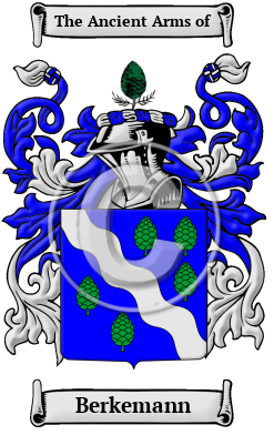Berkemann Family Crest Download (JPG) Heritage Series - 600 DPI