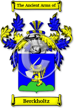 Berckholtz Family Crest Download (jpg) Legacy Series - 150 DPI