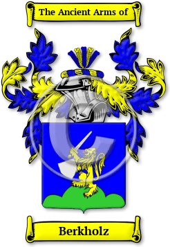 Berkholz Family Crest Download (JPG) Legacy Series - 600 DPI