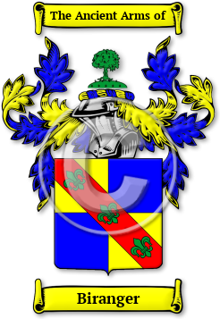 Biranger Family Crest Download (jpg) Legacy Series - 150 DPI