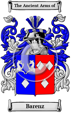 Barenz Family Crest/Coat of Arms