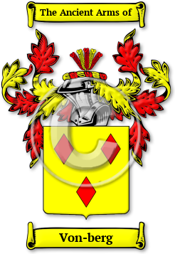 Von-berg Family Crest Download (jpg) Legacy Series - 150 DPI