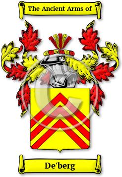 De'berg Family Crest Download (JPG) Legacy Series - 600 DPI