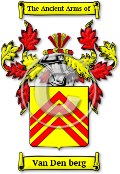 Van Den berg Family Crest Download (jpg) Legacy Series - 150 DPI