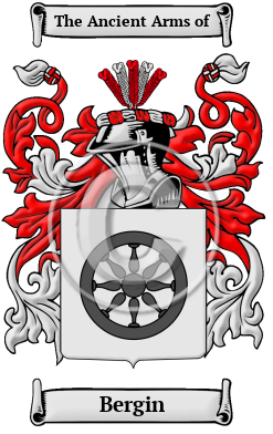 Bergin Family Crest Download (JPG) Heritage Series - 600 DPI