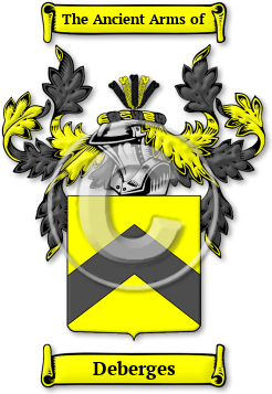 Deberges Family Crest Download (JPG) Legacy Series - 600 DPI
