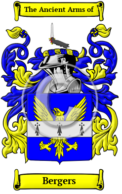 Bergers Family Crest Download (JPG) Heritage Series - 600 DPI