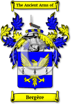 Bergère Family Crest Download (JPG) Legacy Series - 600 DPI