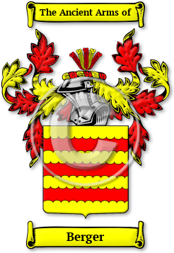 Berger Family Crest Download (jpg) Legacy Series - 150 DPI
