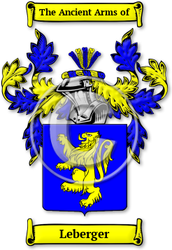 Leberger Family Crest Download (jpg) Legacy Series - 150 DPI