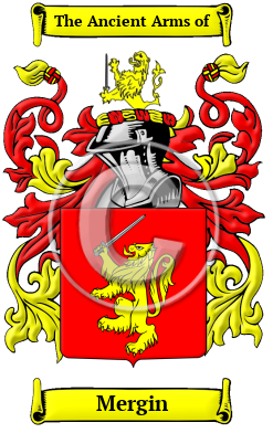 Mergin Family Crest Download (JPG) Heritage Series - 600 DPI