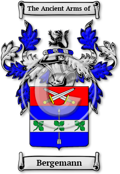 Bergemann Family Crest Download (jpg) Legacy Series - 150 DPI