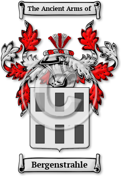 Bergenstrahle Family Crest Download (JPG) Legacy Series - 600 DPI