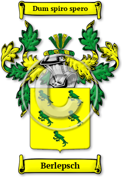 Berlepsch Family Crest Download (jpg) Legacy Series - 150 DPI