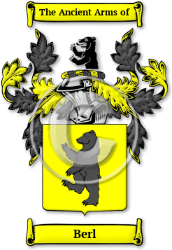 Berl Family Crest Download (JPG) Legacy Series - 600 DPI