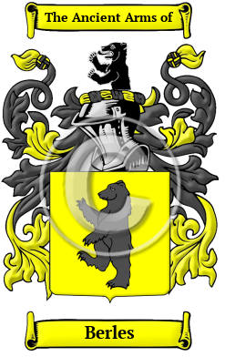Berles Family Crest Download (JPG) Heritage Series - 600 DPI