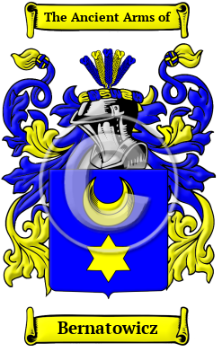 Bernatowicz Family Crest Download (JPG) Heritage Series - 600 DPI