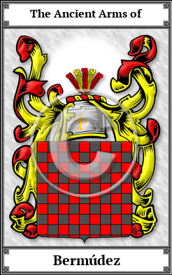 Bermúdez Family Crest Download (JPG)  Book Plated - 150 DPI