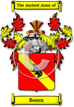 Boern Family Crest Download (jpg) Legacy Series - 150 DPI