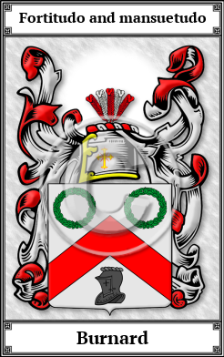 Burnard Family Crest Download (JPG) Book Plated - 600 DPI