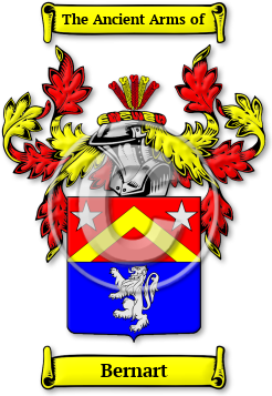 Bernart Family Crest Download (jpg) Legacy Series - 150 DPI