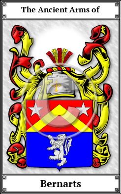 Bernarts Family Crest Download (JPG)  Book Plated - 150 DPI