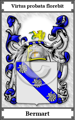 Bermart Family Crest Download (JPG)  Book Plated - 150 DPI