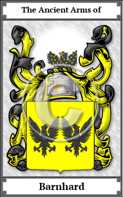 Barnhard Family Crest Download (JPG) Book Plated - 600 DPI
