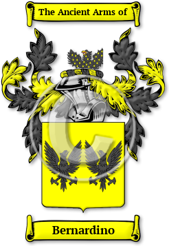 Bernardino Family Crest Download (jpg) Legacy Series - 150 DPI