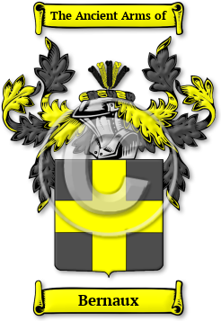 Bernaux Family Crest Download (jpg) Legacy Series - 150 DPI
