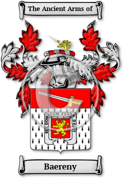 Baereny Family Crest Download (jpg) Legacy Series - 150 DPI