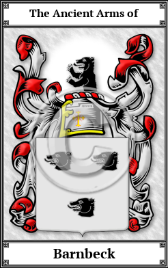 Barnbeck Family Crest Download (JPG)  Book Plated - 150 DPI