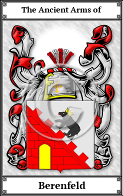 Berenfeld Family Crest Download (JPG)  Book Plated - 150 DPI