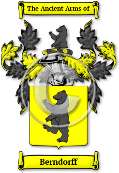 Berndorff Family Crest Download (jpg) Legacy Series - 150 DPI