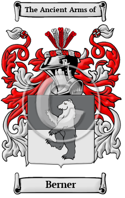 Berner Family Crest Download (JPG) Heritage Series - 600 DPI