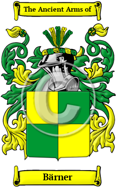 Bärner Family Crest/Coat of Arms