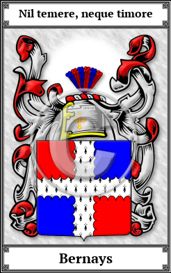 Bernays Family Crest Download (JPG)  Book Plated - 150 DPI