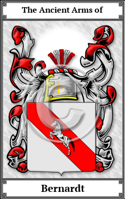 Bernardt Family Crest Download (JPG)  Book Plated - 150 DPI