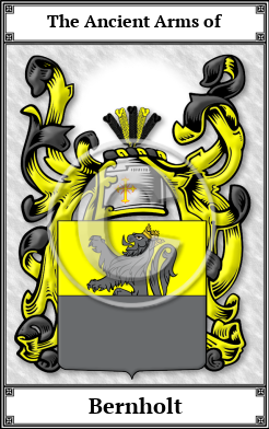 Bernholt Family Crest Download (JPG)  Book Plated - 150 DPI