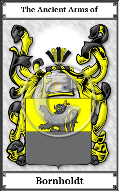 Bornholdt Family Crest Download (JPG)  Book Plated - 150 DPI