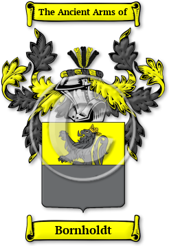Bornholdt Family Crest Download (jpg) Legacy Series - 150 DPI