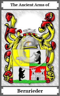 Bernrieder Family Crest Download (JPG)  Book Plated - 150 DPI