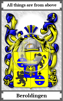 Beroldingen Family Crest Download (JPG)  Book Plated - 150 DPI