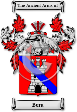 Bera Family Crest Download (jpg) Legacy Series - 150 DPI