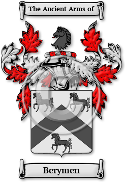 Berymen Family Crest Download (jpg) Legacy Series - 150 DPI